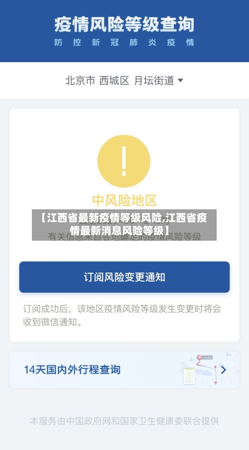 【江西省最新疫情等级风险,江西省疫情最新消息风险等级】-第1张图片