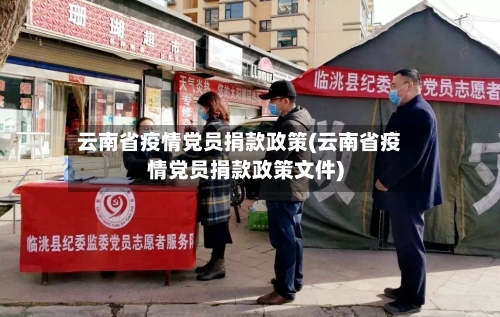 云南省疫情党员捐款政策(云南省疫情党员捐款政策文件)-第1张图片