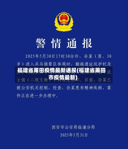 福建省莆田疫情最新通报(福建省莆田市疫情最新)-第1张图片
