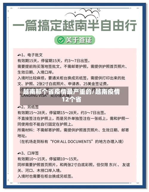 越南那个省疫情最严重的/越南疫情12个省-第2张图片