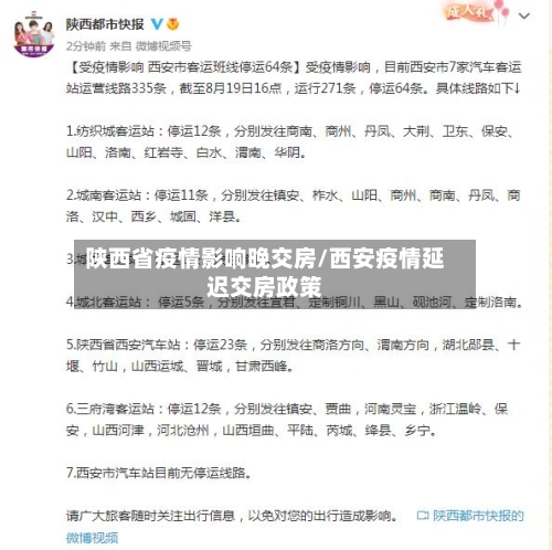 陕西省疫情影响晚交房/西安疫情延迟交房政策-第2张图片