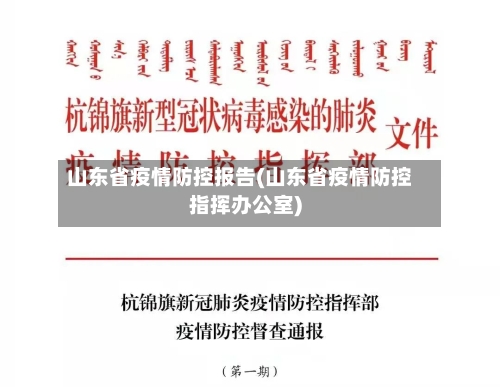 山东省疫情防控报告(山东省疫情防控指挥办公室)-第3张图片