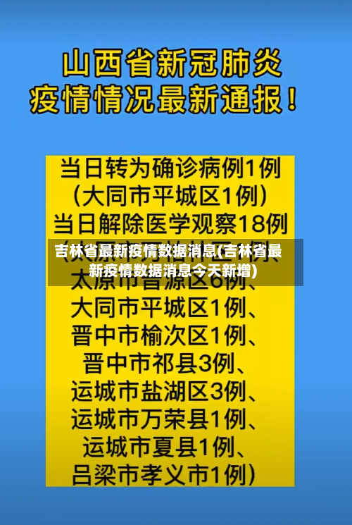 吉林省最新疫情数据消息(吉林省最新疫情数据消息今天新增)-第1张图片