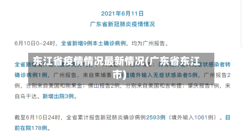 东江省疫情情况最新情况(广东省东江市)-第3张图片