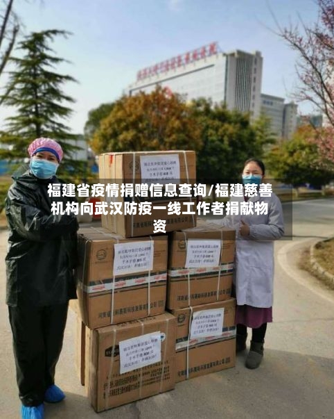 福建省疫情捐赠信息查询/福建慈善机构向武汉防疫一线工作者捐献物资-第3张图片