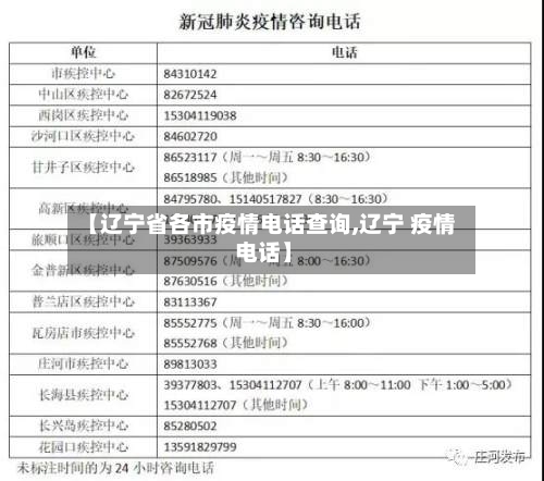 【辽宁省各市疫情电话查询,辽宁 疫情 电话】-第3张图片