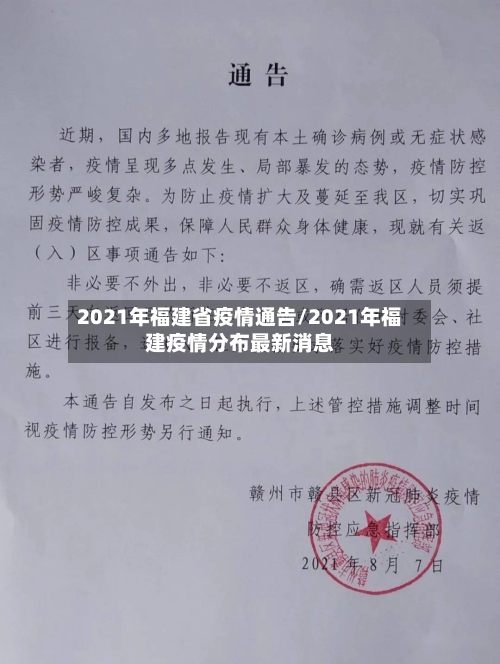 2021年福建省疫情通告/2021年福建疫情分布最新消息-第1张图片