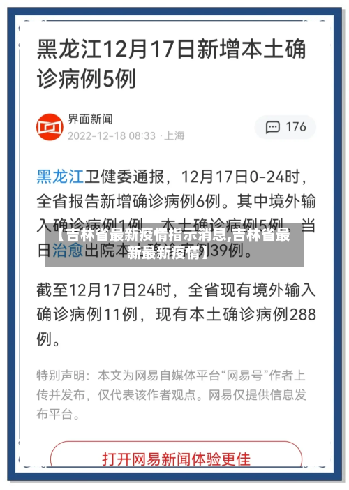 【吉林省最新疫情指示消息,吉林省最新最新疫情】-第1张图片
