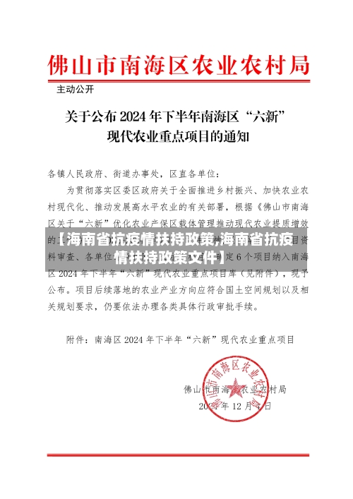 【海南省抗疫情扶持政策,海南省抗疫情扶持政策文件】-第3张图片