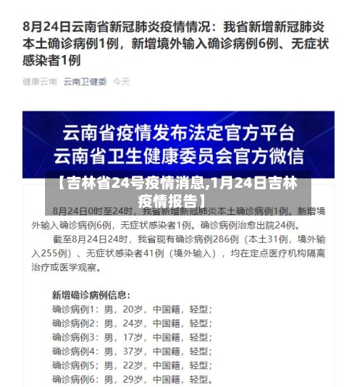 【吉林省24号疫情消息,1月24日吉林疫情报告】-第1张图片