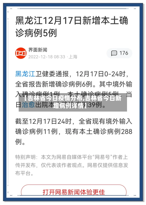 【吉林省今日疫情分布,吉林省今日新增病例详情】-第3张图片