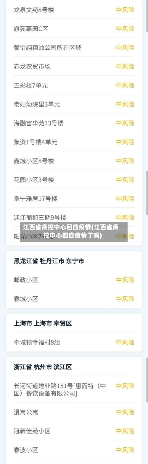 江西省疾控中心回应疫情(江西省疾控中心回应疫情了吗)-第2张图片
