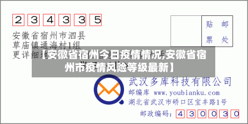 【安徽省宿州今日疫情情况,安徽省宿州市疫情风险等级最新】-第1张图片